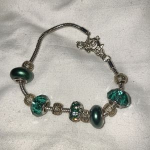 Green Bead Bracelet